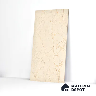 Endless Floor & Wall Tile TL 02151 Buff Beige 1600 x 800 mm Glossy Finish Vitrified Tile - 9 mm | Suitable For Living Room, Bedroom (Sample)