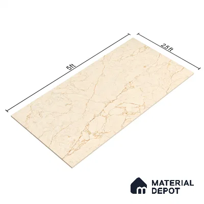 Endless Floor & Wall Tile TL 02151 Buff Beige 1600 x 800 mm Glossy Finish Vitrified Tile - 9 mm | Suitable For Living Room, Bedroom (Sample)