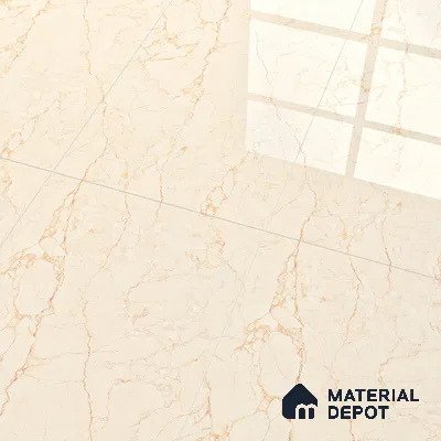 Endless Floor & Wall Tile TL 02151 Buff Beige 1600 x 800 mm Glossy Finish Vitrified Tile - 9 mm | Suitable For Living Room, Bedroom (Sample)