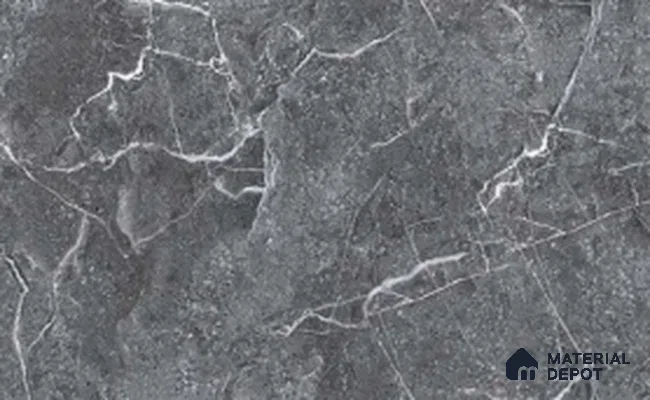 TL 02408 C Black Dark 18 x 12 inch Glossy Finish Ceramic Wall Tile - 6 mm (Sample)