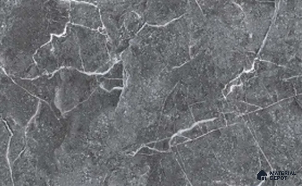 TL 02408 D Black Matching Floor 12 x 12 inch Matte Finish Ceramic Floor Tile - 6 mm