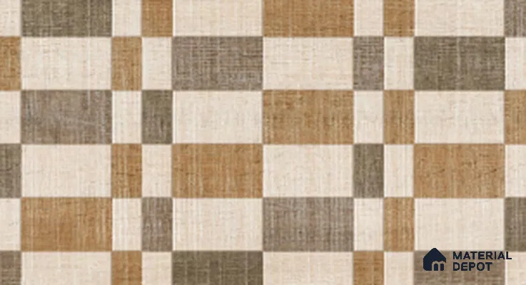 TL 02412 B Cocoa Brown Highlighter 18 x 12 inch Glossy Finish Ceramic Wall Tile - 6 mm (Sample)