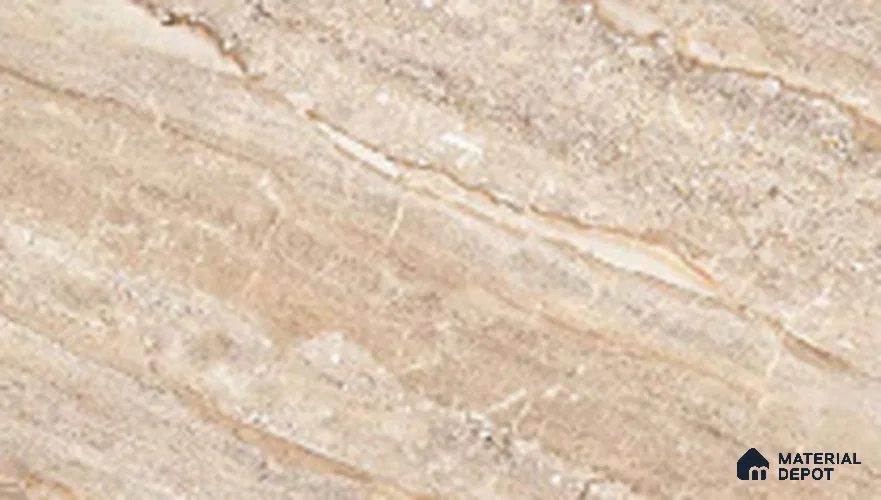 TL 02411 C Vanilla Beige Dark 18 x 12 inch Glossy Finish Ceramic Wall Tile - 6 mm