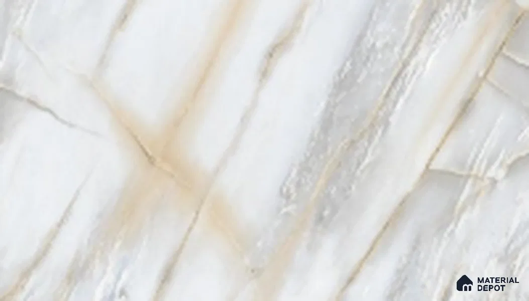 TL 02413 D White Matching Floor 12 x 12 inch Matte Finish Ceramic Floor Tile - 6 mm (Sample)