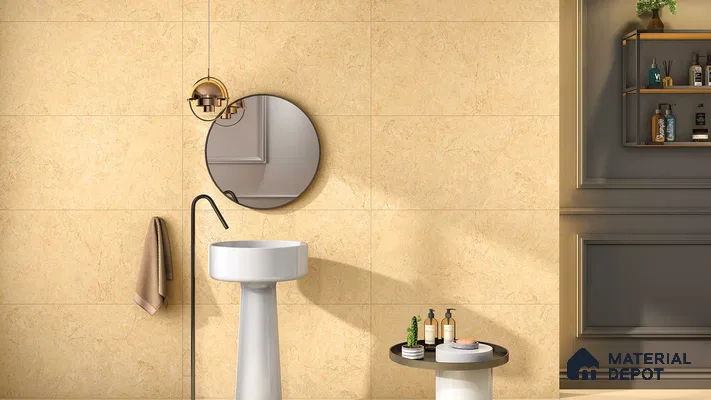 TL 04168 Luna Amber 2 ft x 4 ft Plume Matte Finish Random Face Vitrified Wall & Floor Tile - 9 mm