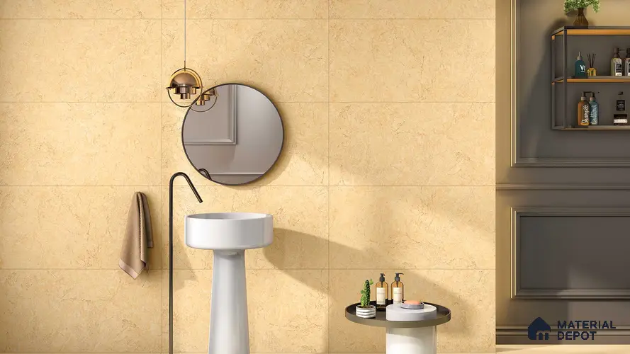 TL 04168 Luna Amber 2 ft x 4 ft Plume Matte Finish Random Face Vitrified Wall & Floor Tile - 9 mm