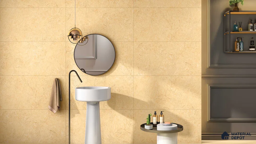 TL 04168 Luna Amber 2 ft x 4 ft Plume Matte Finish Random Face Vitrified Wall & Floor Tile - 9 mm