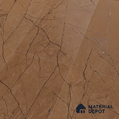 Carving Wall & Floor Tile Marrone Brown | TL 01070 | 4 ft x 2 ft Size | Matte Finish Vitrified Tile - 9 mm Thick | Suitable For Living Room, Bedroom, Bathroom