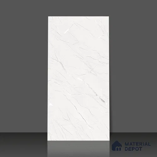 Carving Wall & Floor Tile Misty Grey | TL 00361 | 4 ft x 2 ft Size | Matte Finish Vitrified Wall & Floor Tile - 9 mm Thick | Ideal For Living Room, Bedroom, Bathroom
