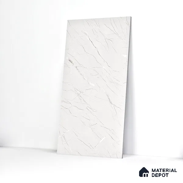 Carving Wall & Floor Tile Misty Grey | TL 00361 | 4 ft x 2 ft Size | Matte Finish Vitrified Wall & Floor Tile - 9 mm Thick | Ideal For Living Room, Bedroom, Bathroom (Sample)