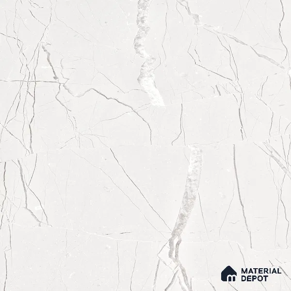 Carving Wall & Floor Tile Misty Grey | TL 00361 | 4 ft x 2 ft Size | Matte Finish Vitrified Wall & Floor Tile - 9 mm Thick | Ideal For Living Room, Bedroom, Bathroom (Sample)