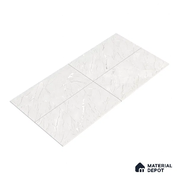 Carving Wall & Floor Tile Misty Grey | TL 00361 | 4 ft x 2 ft Size | Matte Finish Vitrified Wall & Floor Tile - 9 mm Thick | Ideal For Living Room, Bedroom, Bathroom (Sample)