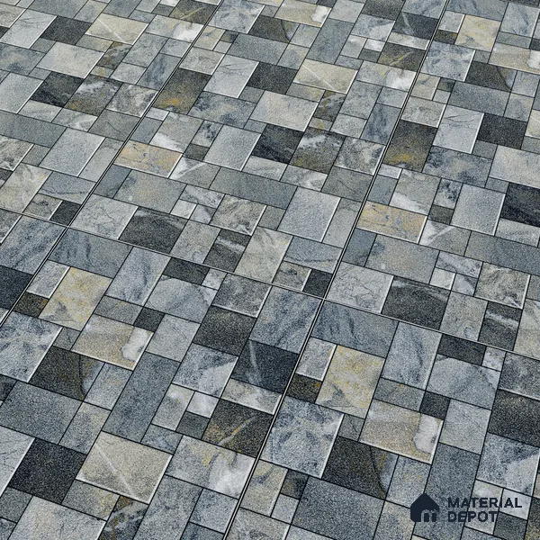 Elevation Wall Tile TL 00075 Moonstone 2 ft x 1 ft Punch Matte Finish Vitrified Tile - 9 mm | Suitable For Feature Wall, Boundary Wall, Balcony, Outdoor