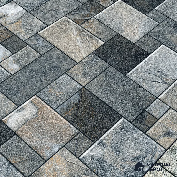 Elevation Wall Tile TL 00075 Moonstone 2 ft x 1 ft Punch Matte Finish Vitrified Tile - 9 mm | Suitable For Feature Wall, Boundary Wall, Balcony, Outdoor