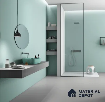 TL 04250 B Aqua Matte Finish 1200x600 mm Full Body Vitrified Wall & Floor Tile - 9 mm