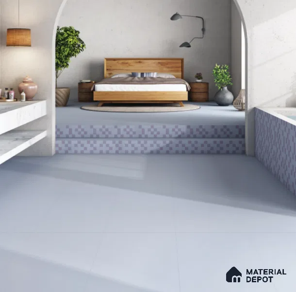 TL 04254 B Sky Matte Finish 1200x600 mm Full Body Vitrified Wall & Floor Tile - 9 mm