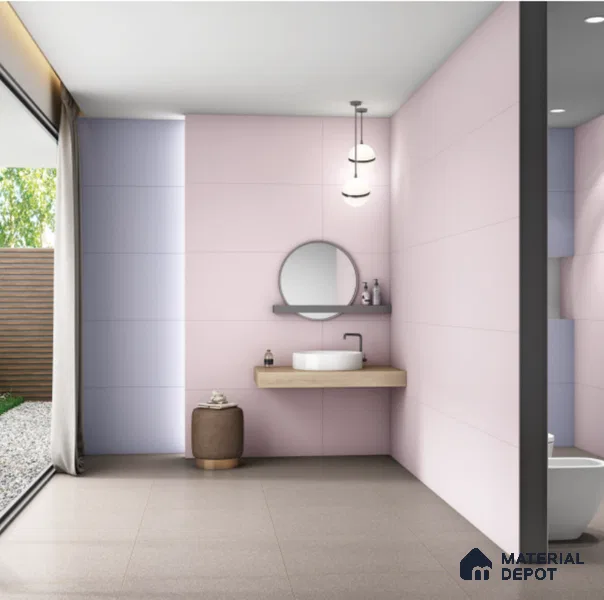 TL 04251 B Wine Matte Finish 1200x600 mm Full Body Vitrified Wall & Floor Tile - 9 mm