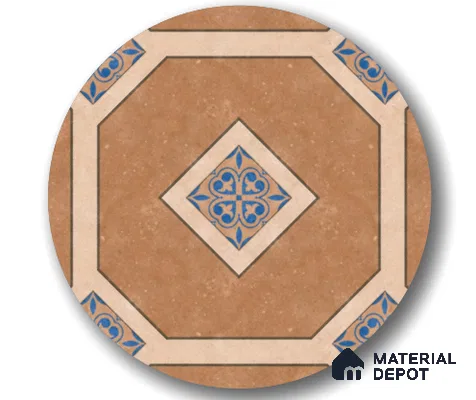TL 03386 C Myst Brown 400 x 400 mm Matte Finish Anti Slip Vitrified Parking Floor Tile - 12 mm | Pattern Alignment May Vary | 2-3 mm Spacer is Mandatory (Sample)