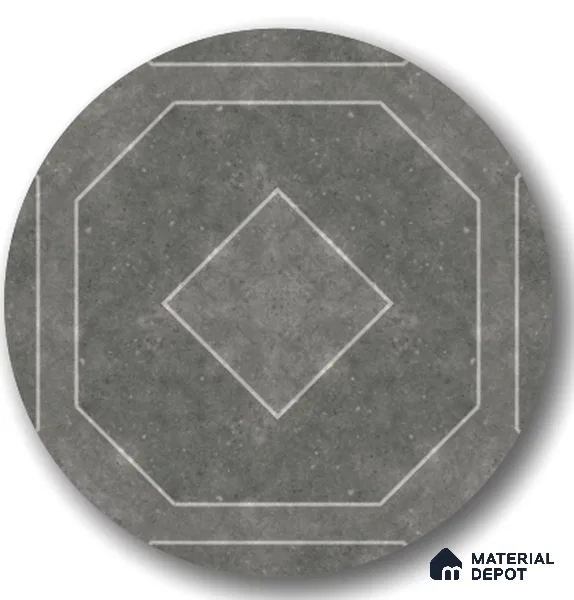 TL 03386 D Myst Grey 400 x 400 mm Matte Finish Anti Slip Vitrified Parking Floor Tile - 12 mm | Pattern Alignment May Vary | 2-3 mm Spacer is Mandatory (Sample)
