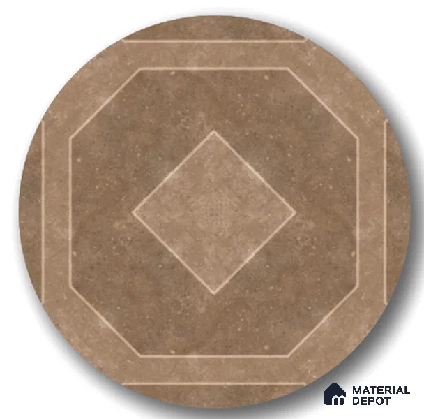TL 03386 E Myst Oyester 400 x 400 mm Matte Finish Anti Slip Vitrified Parking Floor Tile - 12 mm | Pattern Alignment May Vary | 2-3 mm Spacer is Mandatory