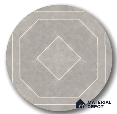 TL 03386 H Myst Silver 400 x 400 mm Matte Finish Anti Slip Vitrified Parking Floor Tile - 12 mm | Pattern Alignment May Vary | 2-3 mm Spacer is Mandatory (Sample)