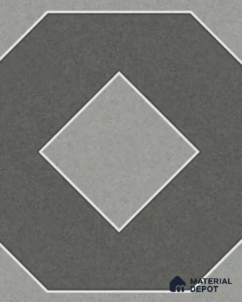 TL 03386 B Myst Smokey 400 x 400 mm Matte Finish Anti Slip Vitrified Parking Floor Tile - 12 mm | Pattern Alignment May Vary | 2-3 mm Spacer is Mandatory