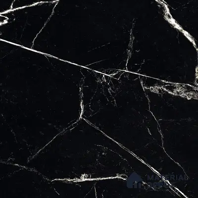 Endless Wall & Floor Vitrified Tile Obsidian Black 4 ft x 2 ft | TL 01084 High Gloss Finish - 9 mm | Suitable for Living Room, Bedroom