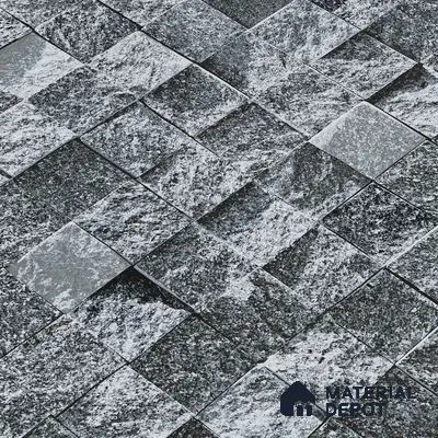Elevation Wall Tile TL 00094 B Grayscale 2 ft x 1 ft Punch Matte Finish Vitrified Tile - 9 mm | Ideal For Modern Facades, Outdoor Cladding, Feature Wall
