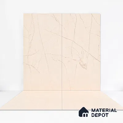 Carving Wall & Floor Tile Orchard Pink | TL 01071 | 4 ft x 2 ft Size | Matte Finish Vitrified Tile - 9 mm Thick | Ideal For Living Room, Bedroom, Bathroom (Sample)