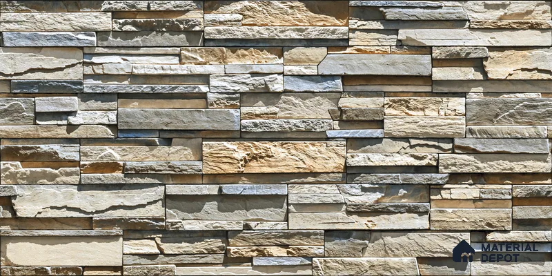 Elevation Wall Tile TL 00076 B Beige 2 ft x 1 ft Punch Matte Finish Vitrified Tile - 9 mm | Ideal For Modern Facades, Outdoor Cladding, Feature Wall (Sample)