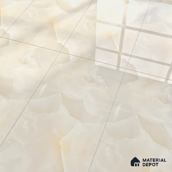 Endless Floor & Wall Vitrified Tile Cloud Onyx 4 ft x 2 ft | TL 01080 Glossy Finish - 9 mm | Suitable for Living Room, Bedroom (Sample)