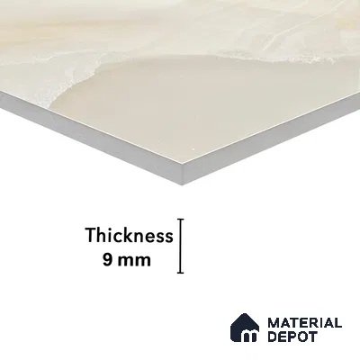 Endless Floor & Wall Vitrified Tile Cloud Onyx 4 ft x 2 ft | TL 01080 Glossy Finish - 9 mm | Suitable for Living Room, Bedroom (Sample)