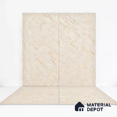 Carving Wall & Floor Tile Passive Beige | TL 01186 | 4 ft x 2 ft Size | Matte Finish Vitrified Tile - 9 mm Thick | Suitable For Living Room, Bedroom, Bathroom