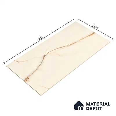 Endless Floor & Wall Tile TL 02946 Pastel Cream 1600 x 800 mm Glossy Finish Vitrified Tile - 9 mm | Suitable For Living Room, Bedroom (Sample)