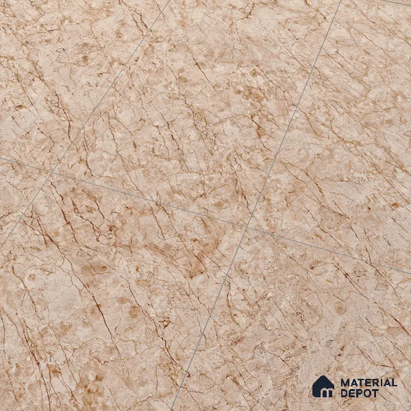 Carving Wall & Floor Tile Penny Brown | TL 01185 | 4 ft x 2 ft Size | Matte Finish Vitrified Tile - 9 mm Thick | Suitable For Living Room, Bedroom, Bathroom (Sample)