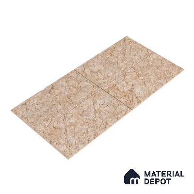 Carving Wall & Floor Tile Penny Brown | TL 01185 | 4 ft x 2 ft Size | Matte Finish Vitrified Tile - 9 mm Thick | Suitable For Living Room, Bedroom, Bathroom (Sample)
