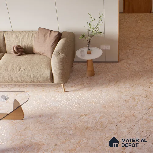 Carving Wall & Floor Tile Penny Brown | TL 01185 | 4 ft x 2 ft Size | Matte Finish Vitrified Tile - 9 mm Thick | Suitable For Living Room, Bedroom, Bathroom