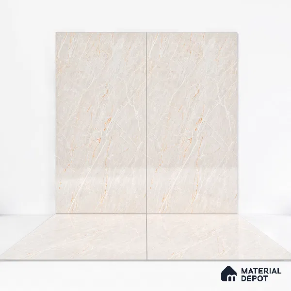Endless Floor & Wall Vitrified Tile Peppery Grey 4 ft x 2 ft | TL 01089 Glossy Finish - 9 mm | Suitable for Living Room, Bedroom (Sample)