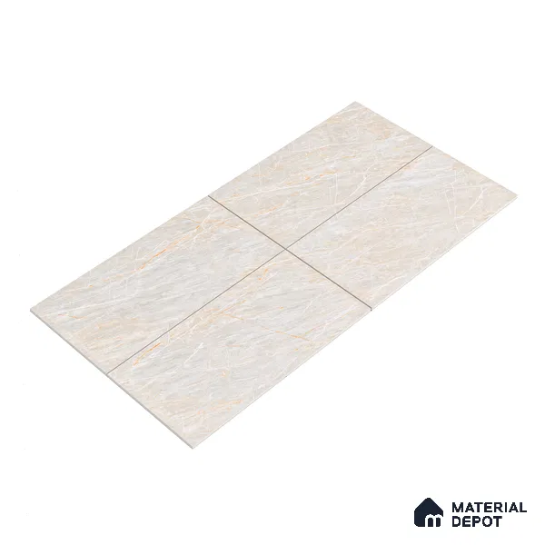 Endless Floor & Wall Vitrified Tile Peppery Grey 4 ft x 2 ft | TL 01089 Glossy Finish - 9 mm | Suitable for Living Room, Bedroom (Sample)