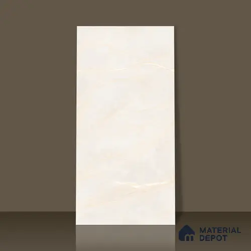 Carving Wall & Floor Tile Bever Light | TL 01069 | 4 ft x 2 ft Size | Matte Finish Vitrified Tile - 9 mm Thick | Perfect For Living Room, Bedroom, Bathroom