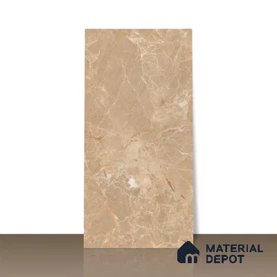Endless Floor & Wall Vitrified Tile Purity Ivory 4 ft x 2 ft | TL 01075 Glossy Finish - 9 mm | Suitable for Living Room, Bedroom (Sample)