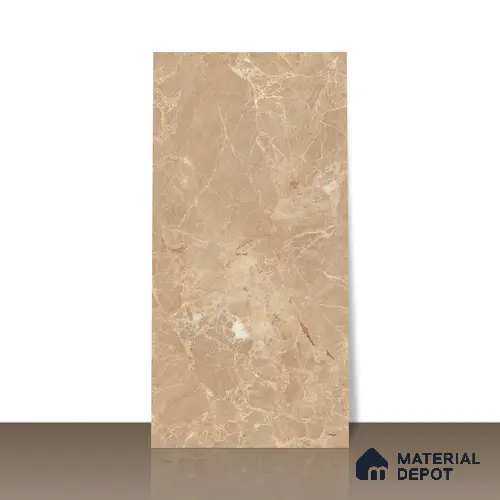 Endless Floor & Wall Vitrified Tile Purity Ivory 4 ft x 2 ft | TL 01075 Glossy Finish - 9 mm | Suitable for Living Room, Bedroom