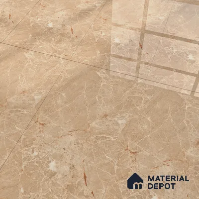 Endless Floor & Wall Vitrified Tile Purity Ivory 4 ft x 2 ft | TL 01075 Glossy Finish - 9 mm | Suitable for Living Room, Bedroom (Sample)