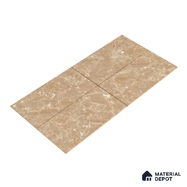 Endless Floor & Wall Vitrified Tile Purity Ivory 4 ft x 2 ft | TL 01075 Glossy Finish - 9 mm | Suitable for Living Room, Bedroom (Sample)