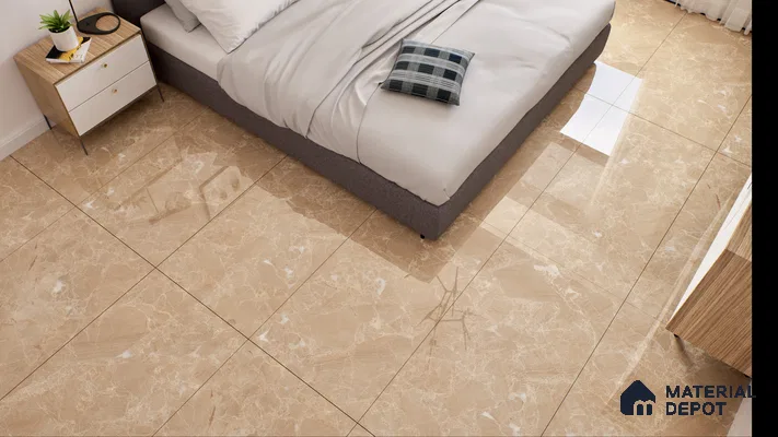 Endless Floor & Wall Vitrified Tile Purity Ivory 4 ft x 2 ft | TL 01075 Glossy Finish - 9 mm | Suitable for Living Room, Bedroom (Sample)