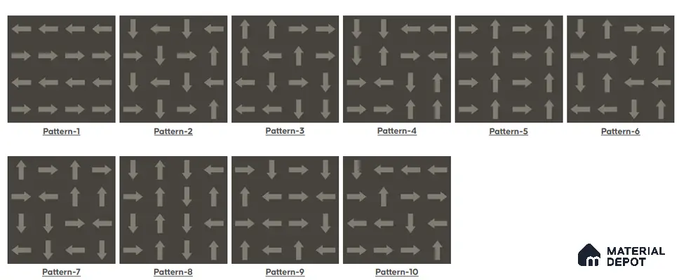 TL 03387 J Puzzle Seafoom 400 x 400 mm Matte Finish Anti Slip Vitrified Parking Floor Tile - 12 mm | Pattern Alignment May Vary | 2-3 mm Spacer is Mandatory