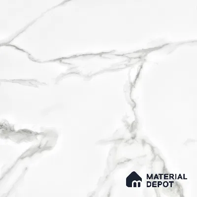 Endless Floor & Wall Vitrified Tile Silken White 4 ft x 2 ft | TL 01184 Glossy Finish - 9 mm | Suitable for Living Room, Bedroom (Sample)