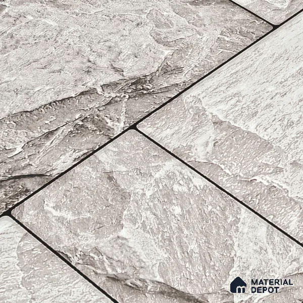 Elevation Wall Tile TL 00067 C Grey Vanilla 2 ft x 1 ft Punch Matte Finish Vitrified Tile - 9 mm | Suitable For Feature Wall, Boundary Wall, Balcony, Outdoor