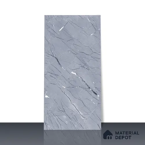Carving Wall & Floor Tile Slate Grey | TL 00360 | 4 ft x 2 ft Size | Matte Finish Vitrified Tile - 9 mm Thick | Suitable For Living Room, Bedroom, Bathroom