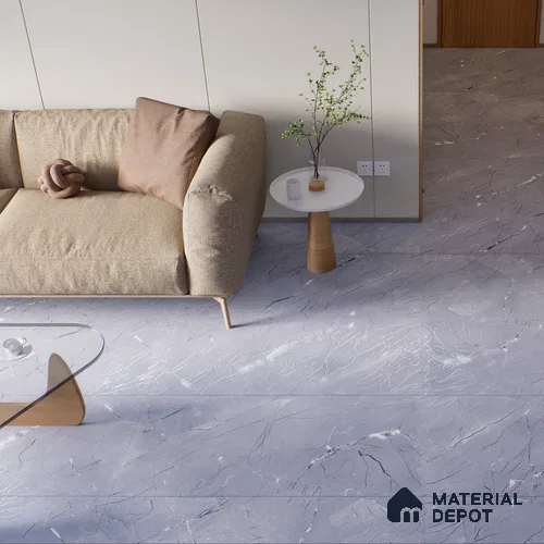 Carving Wall & Floor Tile Slate Grey | TL 00360 | 4 ft x 2 ft Size | Matte Finish Vitrified Tile - 9 mm Thick | Suitable For Living Room, Bedroom, Bathroom